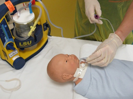 Demonstration of how to suction your child’s tracheostomy as per instructions below