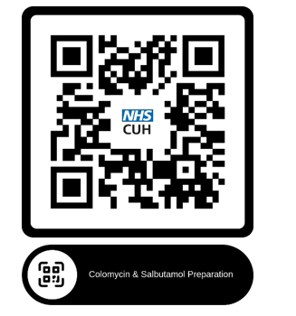 Colomycin and salbutamol preparation QR Code