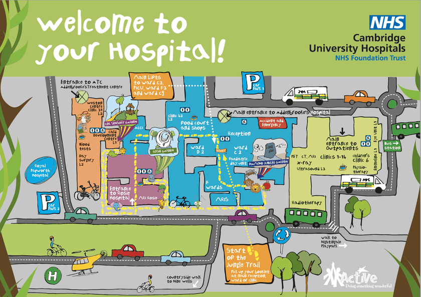 Children's illustrated map