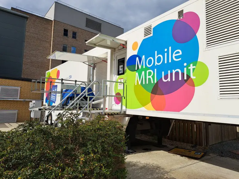 Mobile MRI unit - CUH van