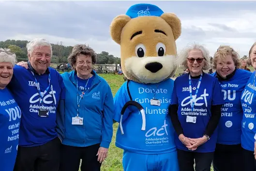 Brooke Bear with ACT staff