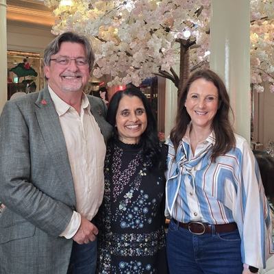 Andrew Barnes, Jean Abraham and Charlotte Lockhart