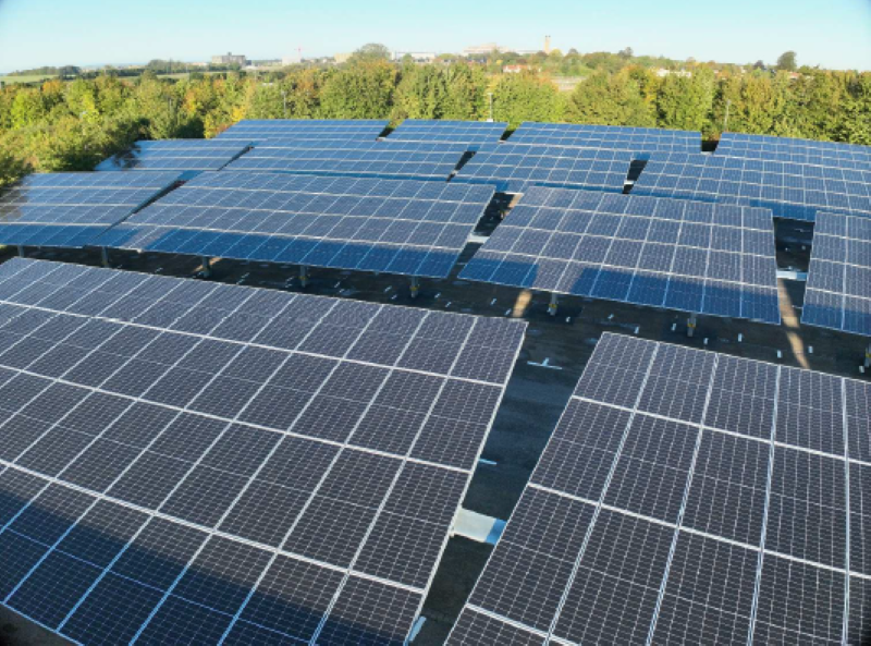 Solar panels at Babraham Road Park & Ride