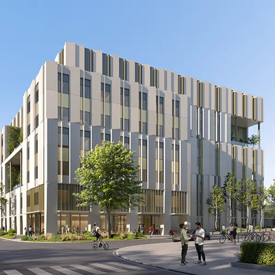 Architect Image of the Cambridge Cancer Research Hospital