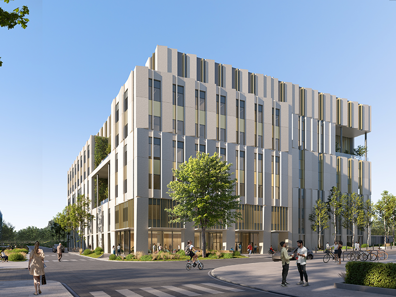 Architect Image of the Cambridge Cancer Research Hospital