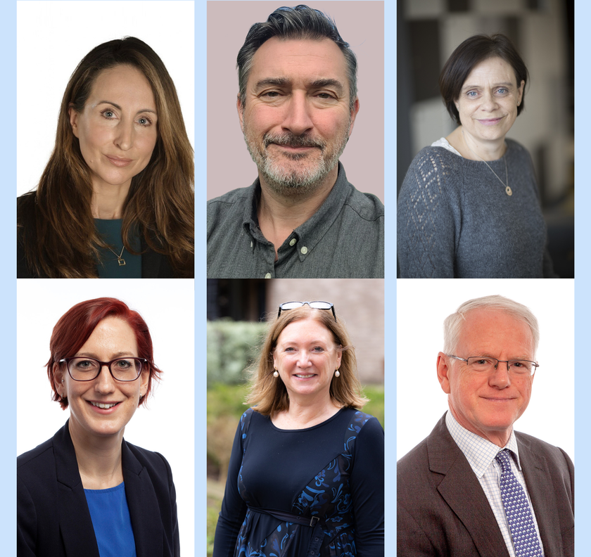 Headshots of six people