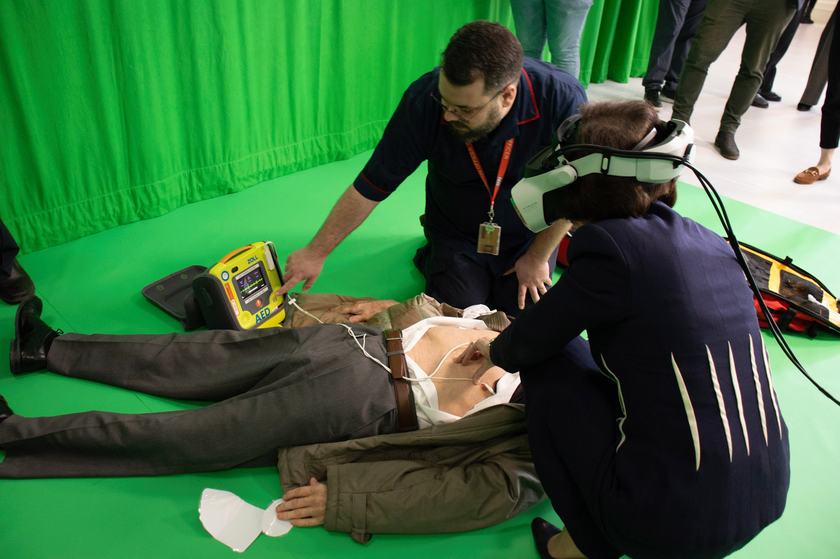 Dame Mary at Cambridge Digital Health and Surgical Training Centre opening