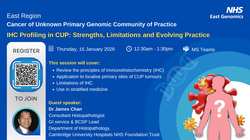 Cancer of Unknown Primary CoP - 15 January 2026