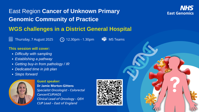 Cancer of Unknown Primary CoP - 7 August 2025