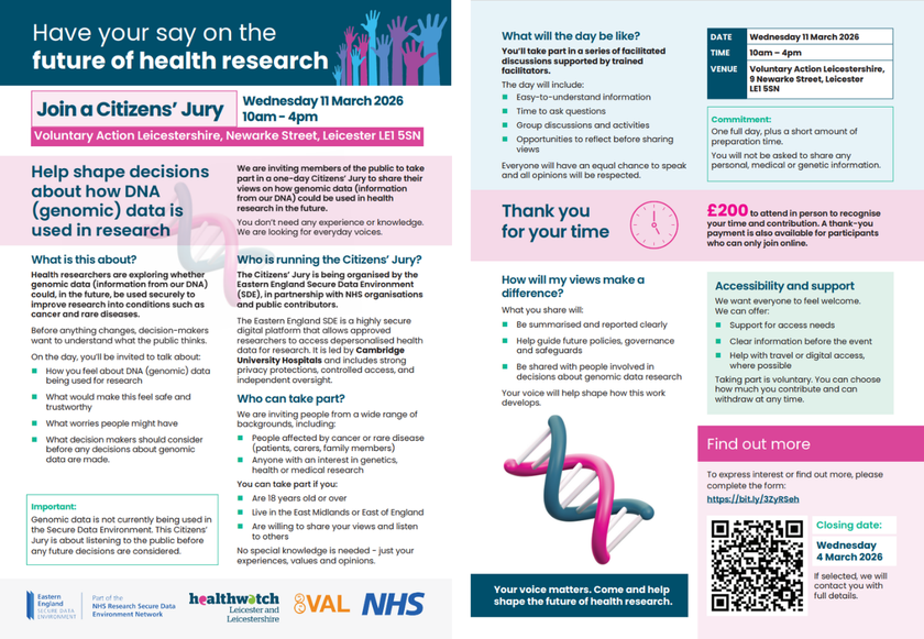 Citizens' Jury flyer