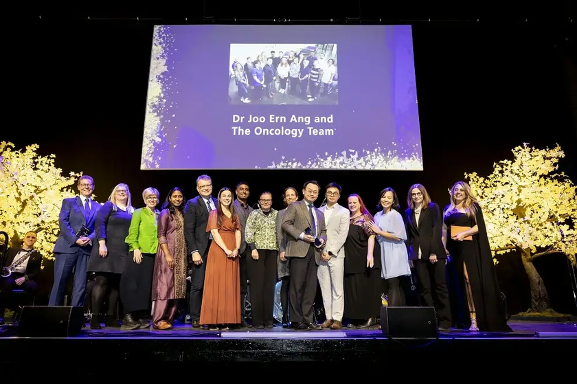 Dr Joo Ern Ang and the oncology team