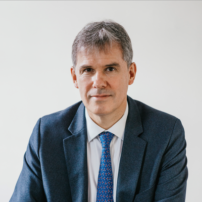 Dr Rod MacKenzie from our emergency department in a dark suit