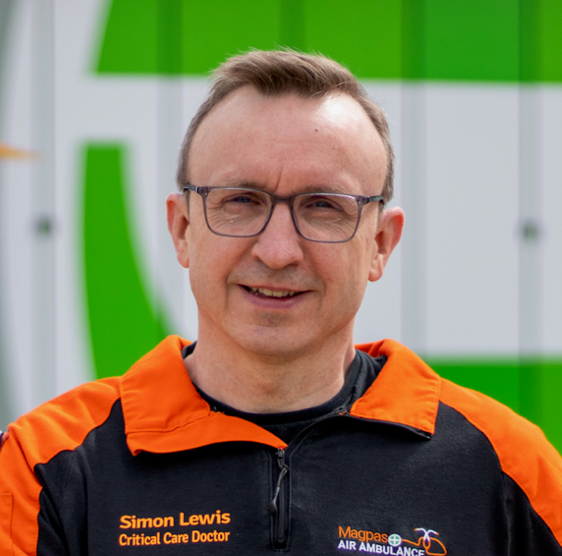 Dr Simon Lewis MBE head and shoulders