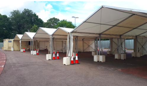 Newmarket Road park and ride blood testing station
