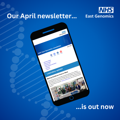 East Genomics newsletter April 2026
