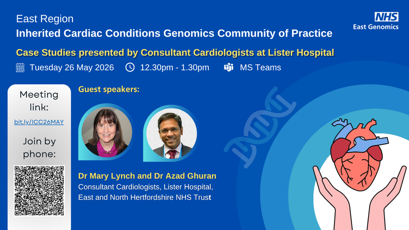 East Region ICC Genomics CoP - 26 May 2026