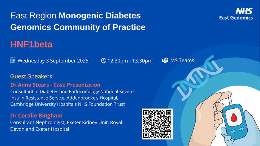 East Region Monogenic Diabetes Genomics CoP 07052025