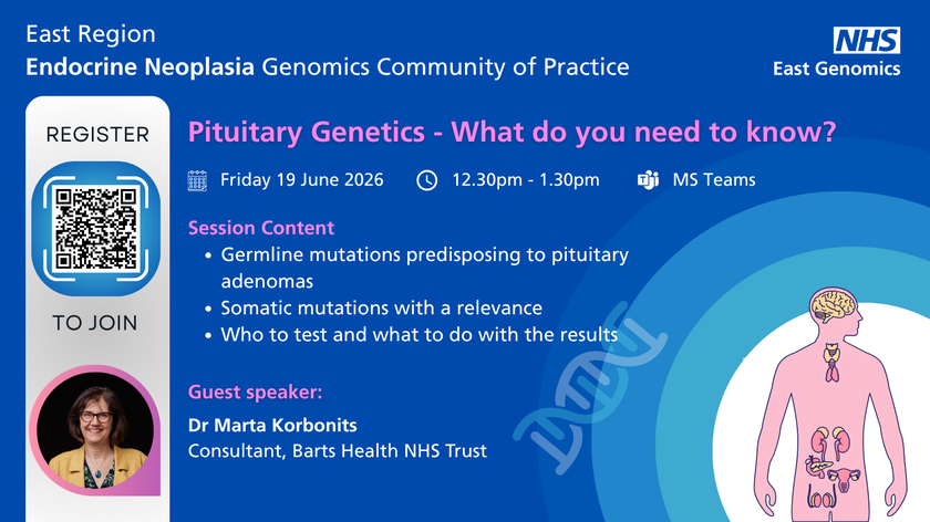 Endocrine Neoplasia Genomics CoP - 19 June  2026