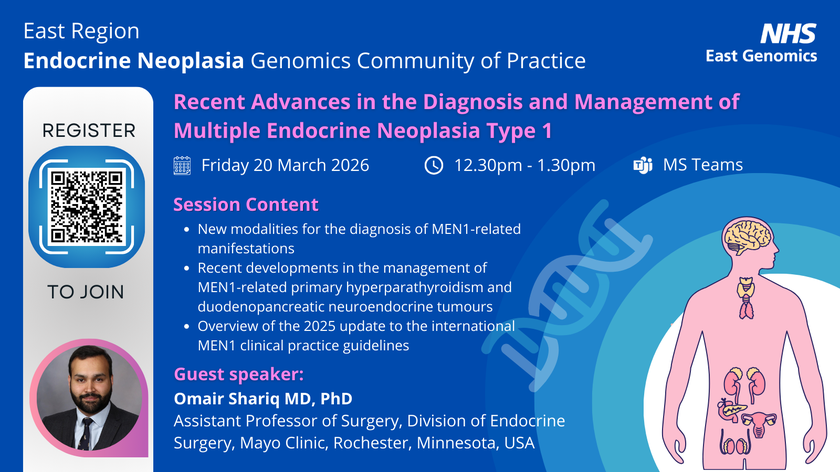 Endocrine Neoplasia Genomics CoP - 20 March 2026