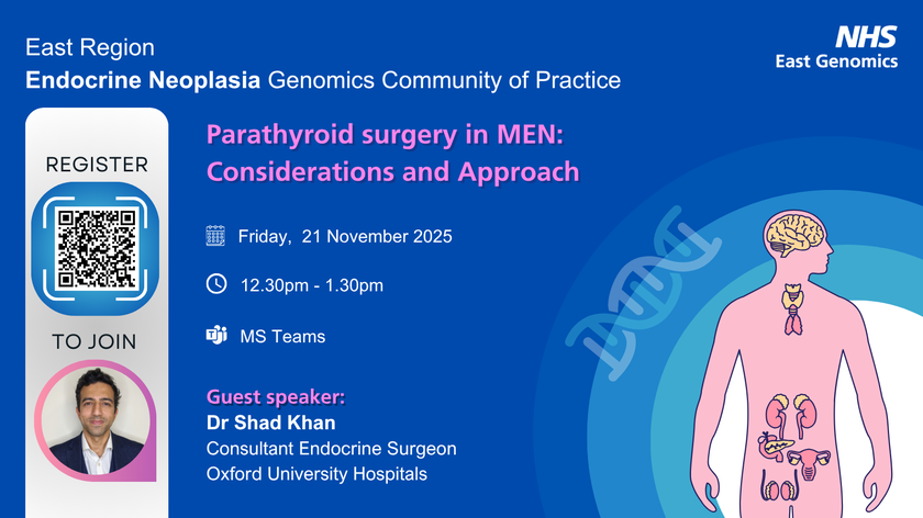 Endocrine Neoplasia Genomics CoP -  21 November 2025