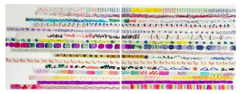 patient artwork on 16 mm film