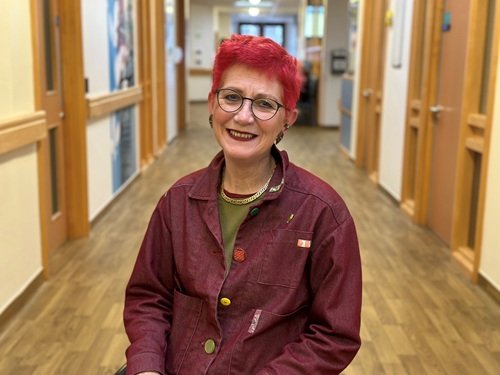 Fiona Carey in an outpatient clinic