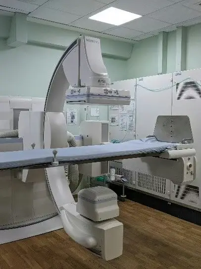 One of the fluoroscopy machines in the department