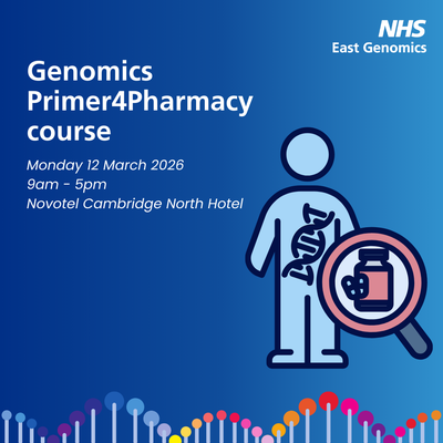 Genomics Primer4Pharmacy course 12 March 2026 (Instagram Post)