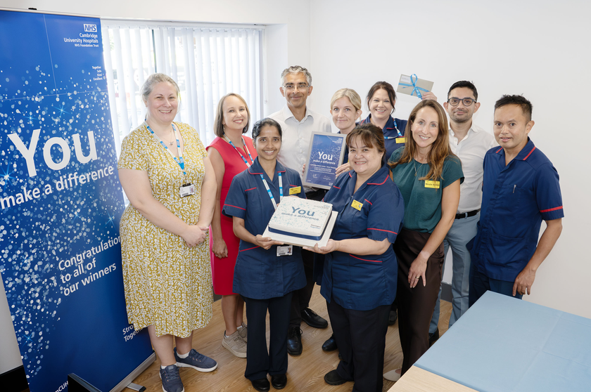 A group shot of the home therapies team