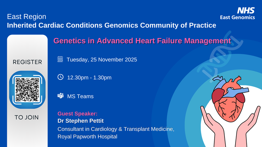 ICC Genomics CoP - 25 November 2025