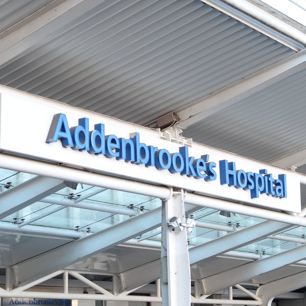 The Addenbrooke's main reception entrance