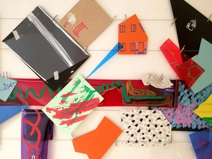 Close up view of Holistic Notations by Keith Hopewell