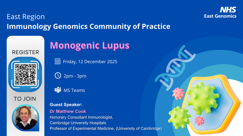 Immunology Genomic Community of Practice - 12 December 2025