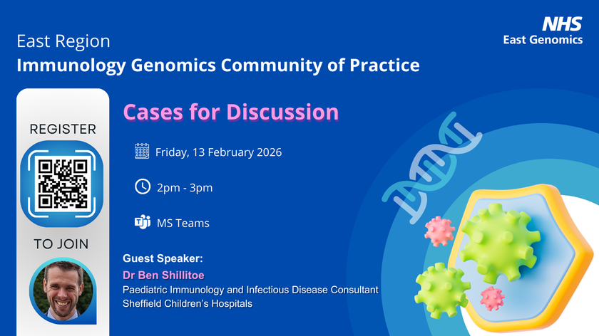 Immunology Genomic Community of Practice - 13 February 2026