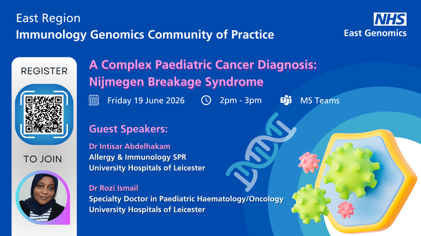 Immunology Genomic Community of Practice - 19 June 2026