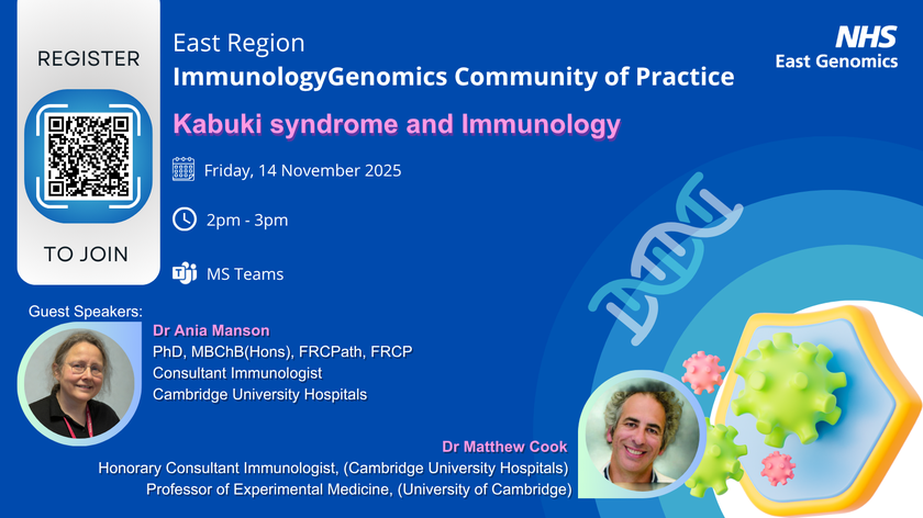 Immunology Genomic Community of Practice -  14 November 2025