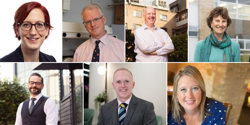 Photo collage showing two women and two men representing the CCRH leadership