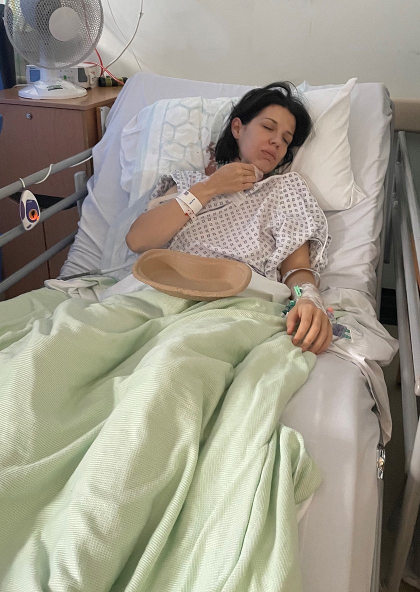 Lydia Griffin in hospital cropped