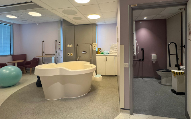 Rosie Birth Centre ensuite