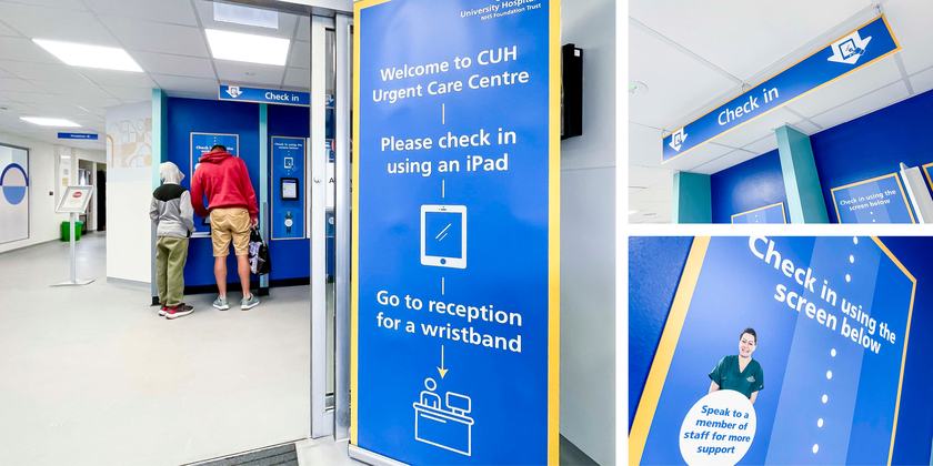 Check-in kiosks