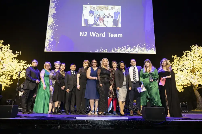 N2 ward team - winners of the 'kind' category