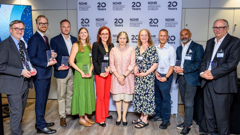 Cambridge's award-winning brain injury team at the NIHR Impact Prizes 2026