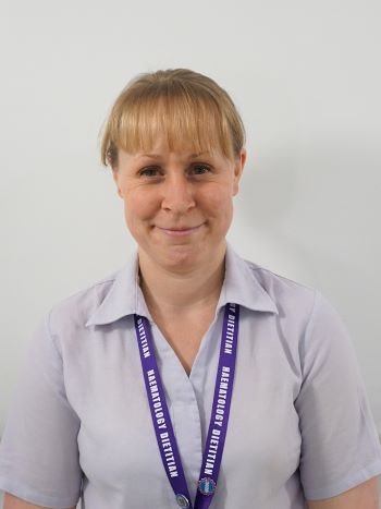 Natasha Jones, advanced specialist dietitian, haematology