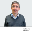 Dr. Robin Gore with text 'Medicine for Members'