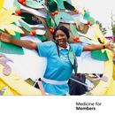 A woman taking part in a CUH Arts parade