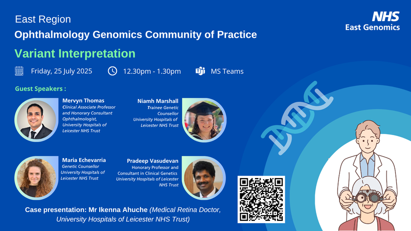 Ophthalmology Genomics CoP -25 July 2025