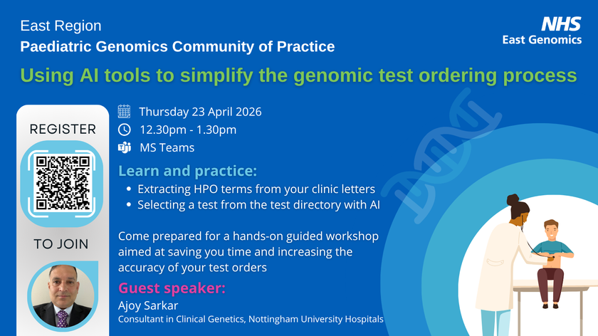 Paediatric Genomics CoP - 23 April 2026