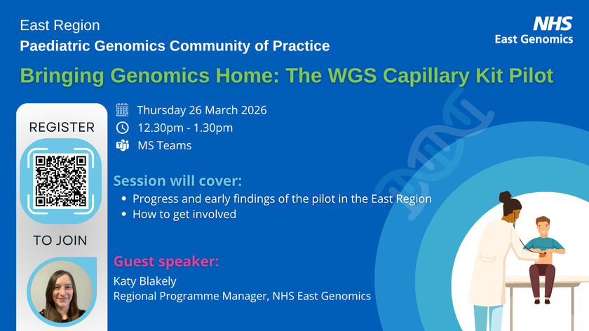 Paediatric Genomics CoP - 26 March 2026