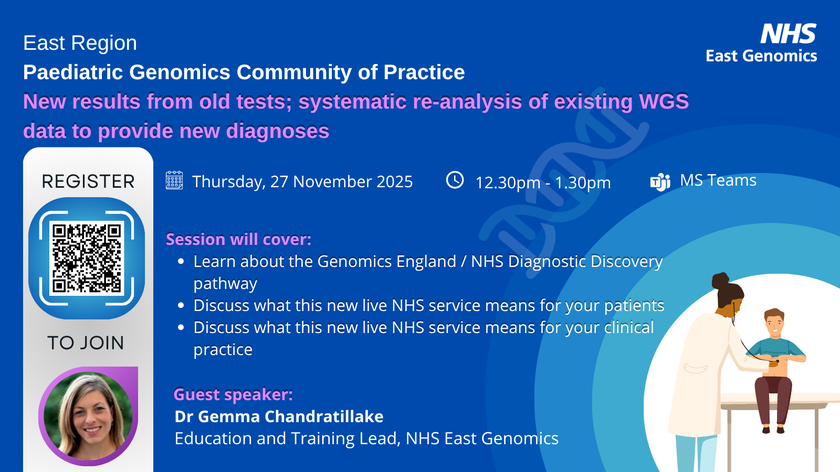 Paediatric Genomics CoP - 27 November 2025