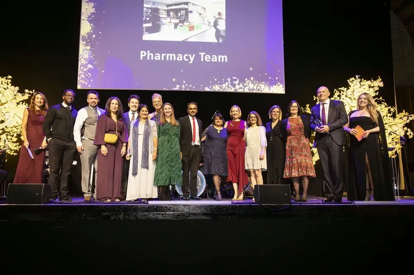 Pharmacy team - winners of the Chief Executive's award